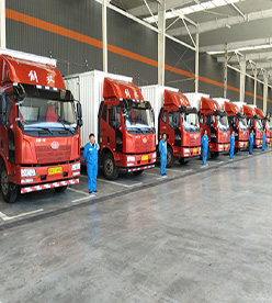 常州到固原物流公司车辆展示